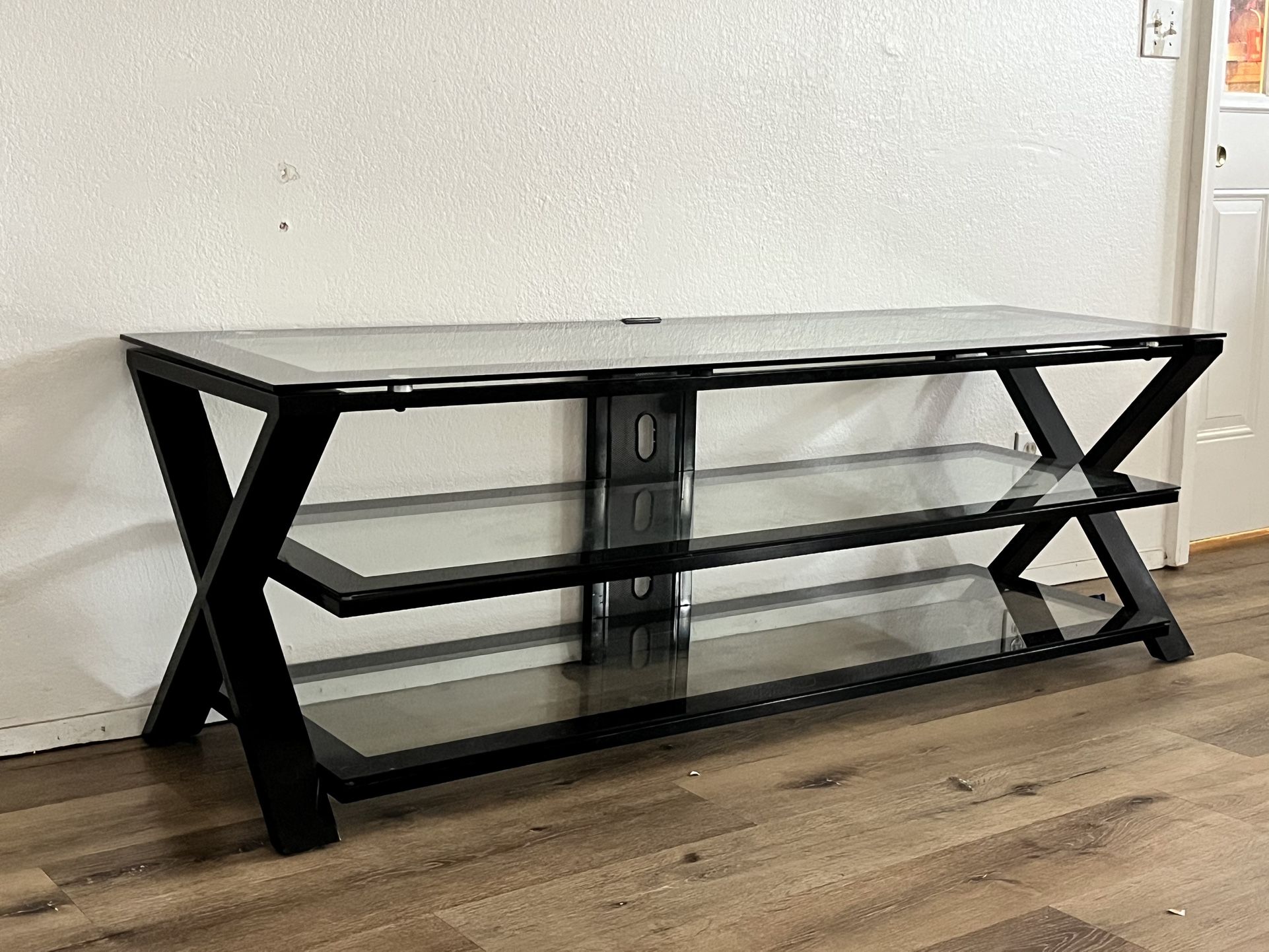 Glass Entertainment Stand