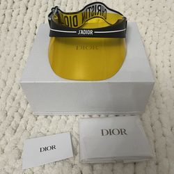 DIOR - DiorClub Sun Visor - Yellow/Black