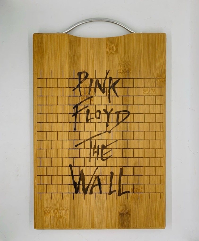 Pink Floyd The Wall Laser Engraved Bamboo  Cutting Board 