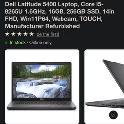 Dell Chromebook 5400 , Dark Grey 14” 64-bit