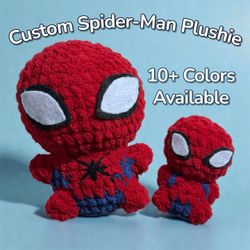 Custom Crochet Spider-Man Plushie