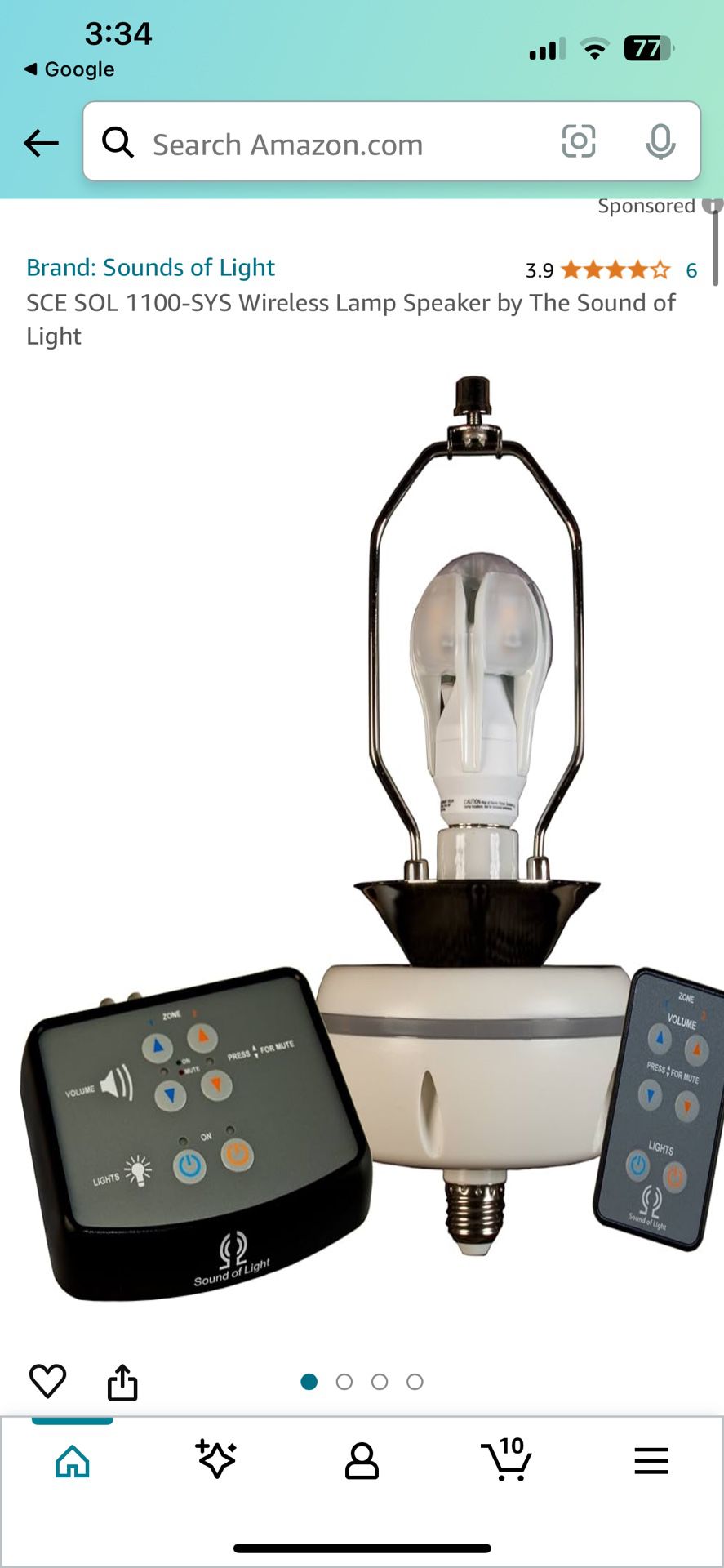 New Sound Of light Wireless Lamp Speaker System 