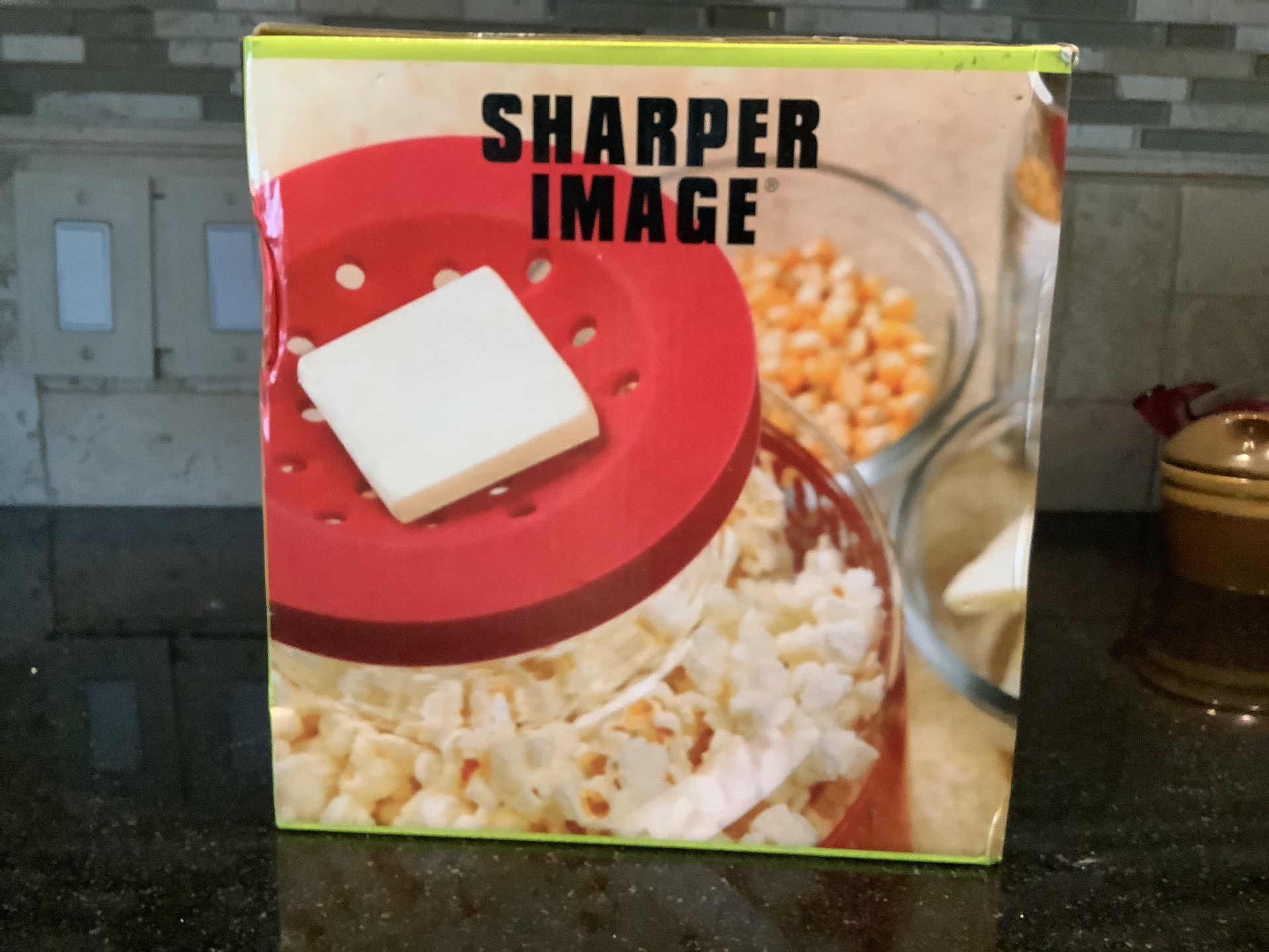 Glass Microwave Popcorn Popper Sharper Image Pick Up SYLMAR CA 91342