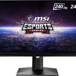 MSI eSports 240hz 1ms 1920x1080 IPS Gaming Monitor