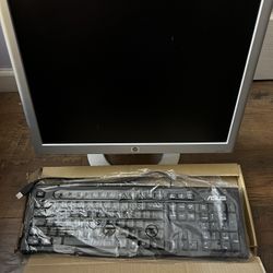 Hp PC Monitor & Keyboard