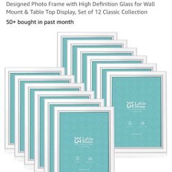 24- 5x7 White Frames