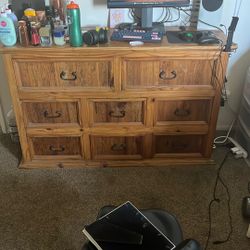 Vintage Wooden Dresser
