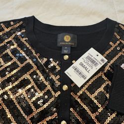 Sequin Holiday Sweater Top