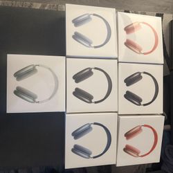 Apple Air Pod Max. Black, Blue, Green And Orange. Brand new Still Sealed