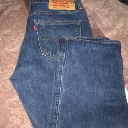 Levis 501 Blue W32 L30