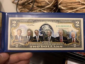 Presidential $2 bill bank note