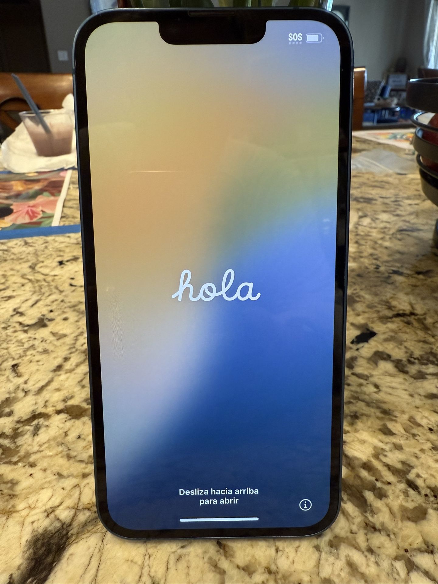 iPhone 13 with Charging Cord