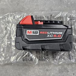 Milwaukee M18 5.0 Battery 