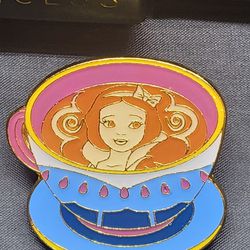 Disney Princess Snow White Teacup Enamel Metal Pin Blind Box Series 