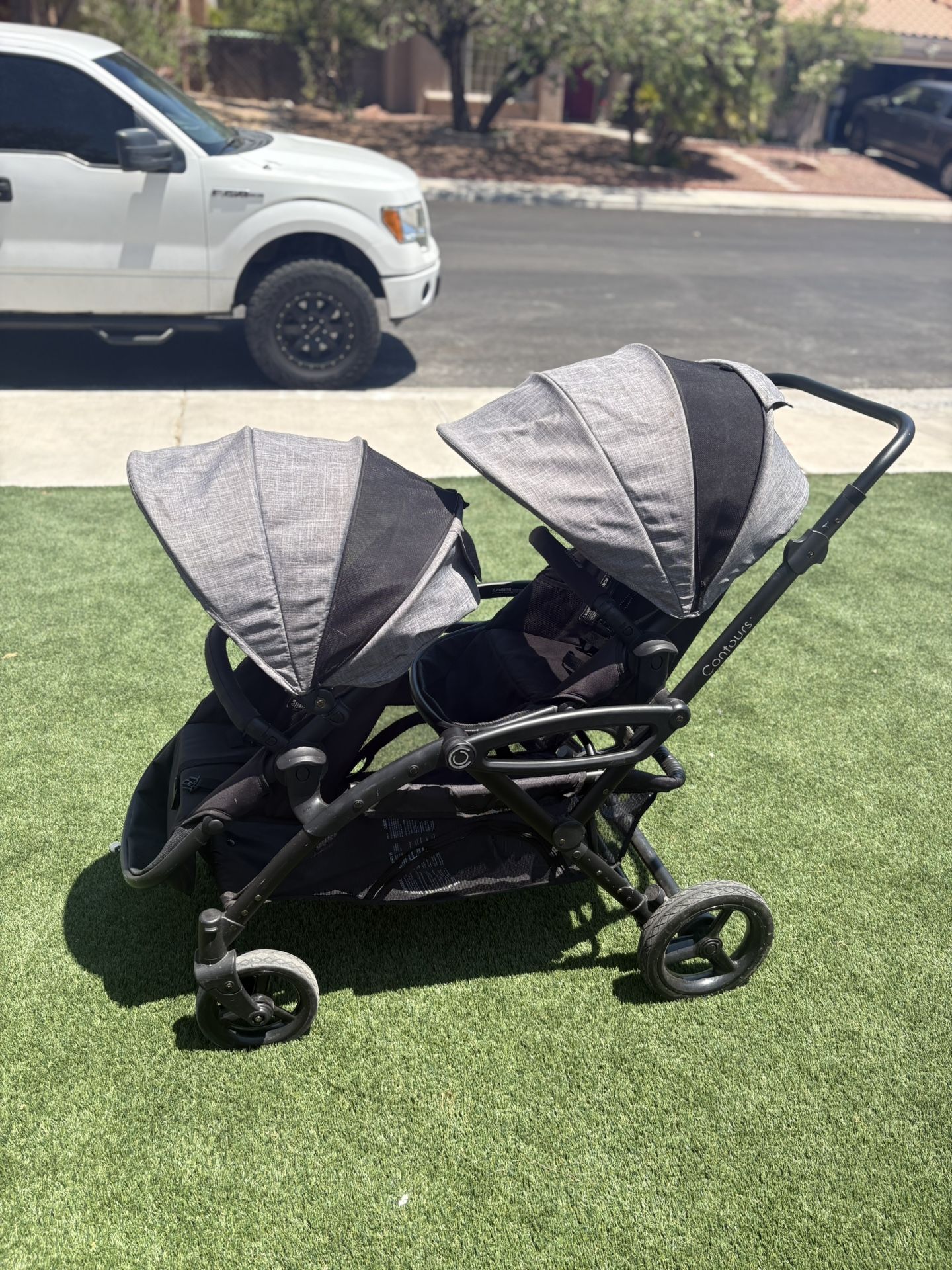 $30 Double Stroller Contours Interchangeable
