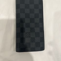 Authentic Louis Vuitton Damier Brazza Wallet (black)
