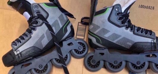 Tour Code 9 Eviction XT Tricoil System Inline Skates Hockey Roller Blades Size 7
