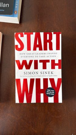 Book: Start With Why by: Simon Sinek