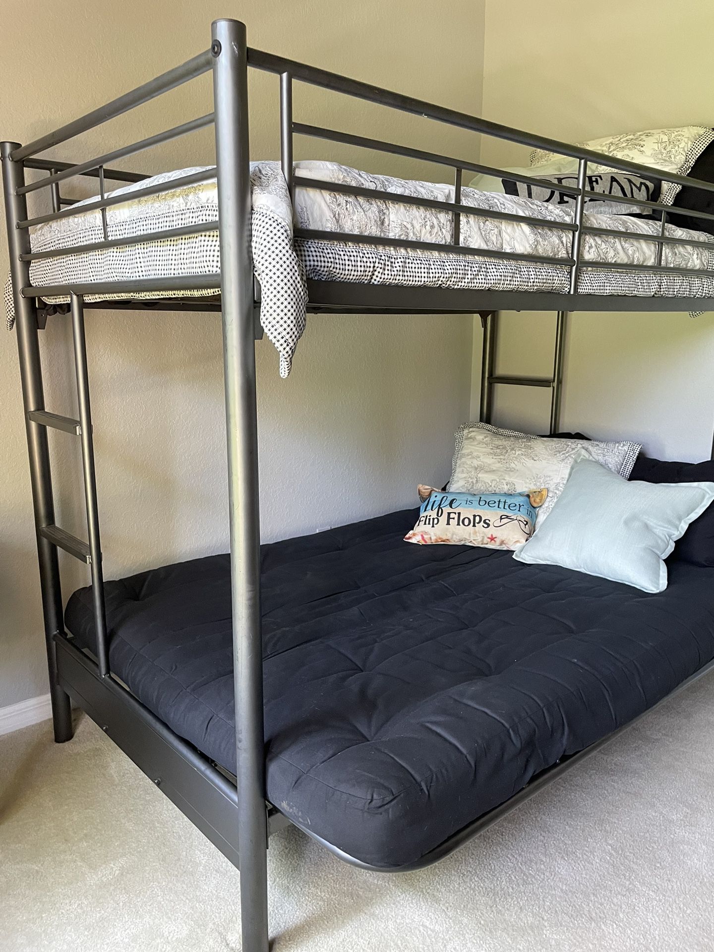 Twin Over Full Size Futon Bunk Bed