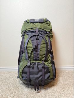 Vintage Gregory Forester Medium Backpacking Backpack Green Grey Internal Frame