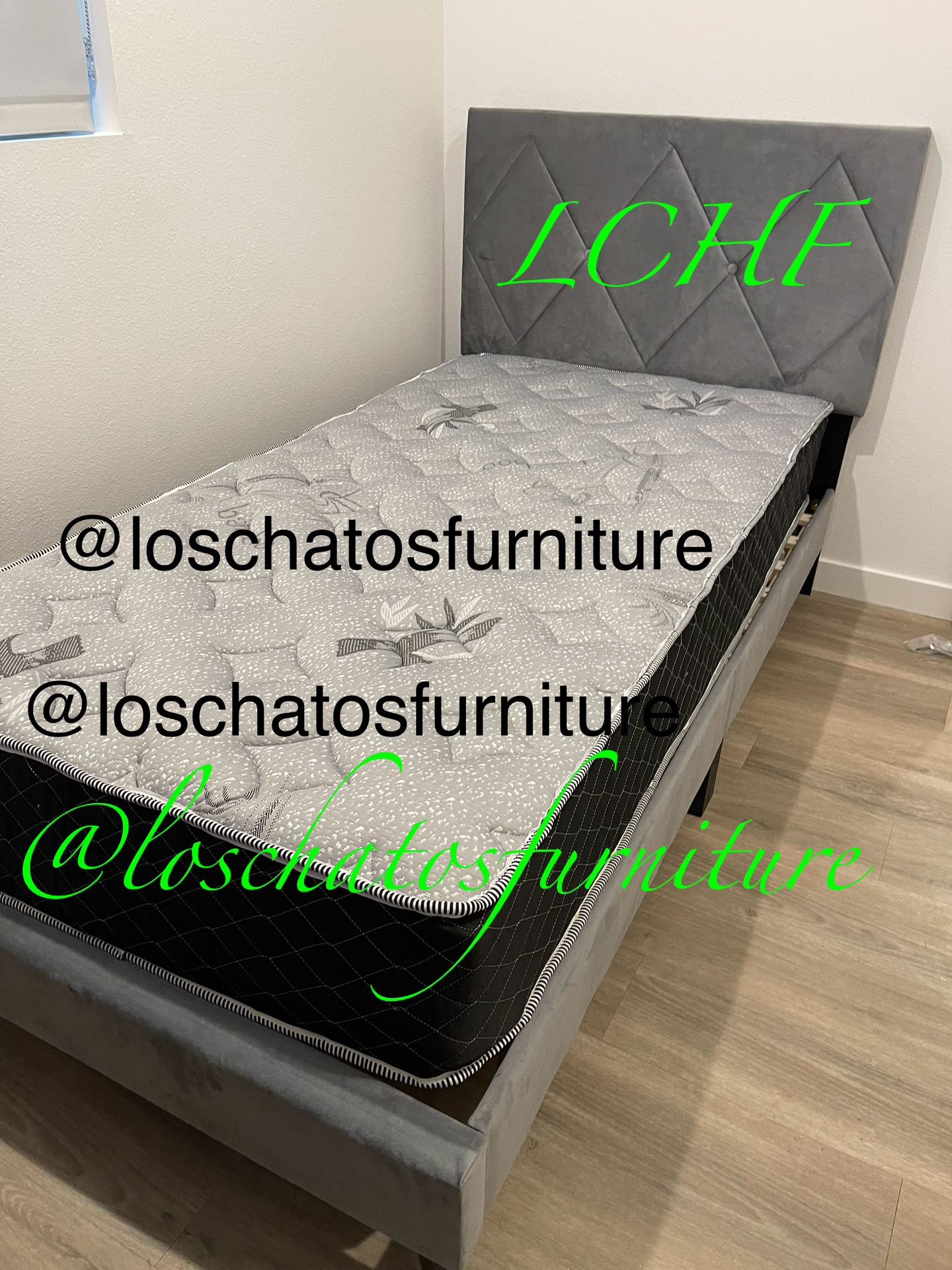 Twin Size Bed Frame With Mattress
