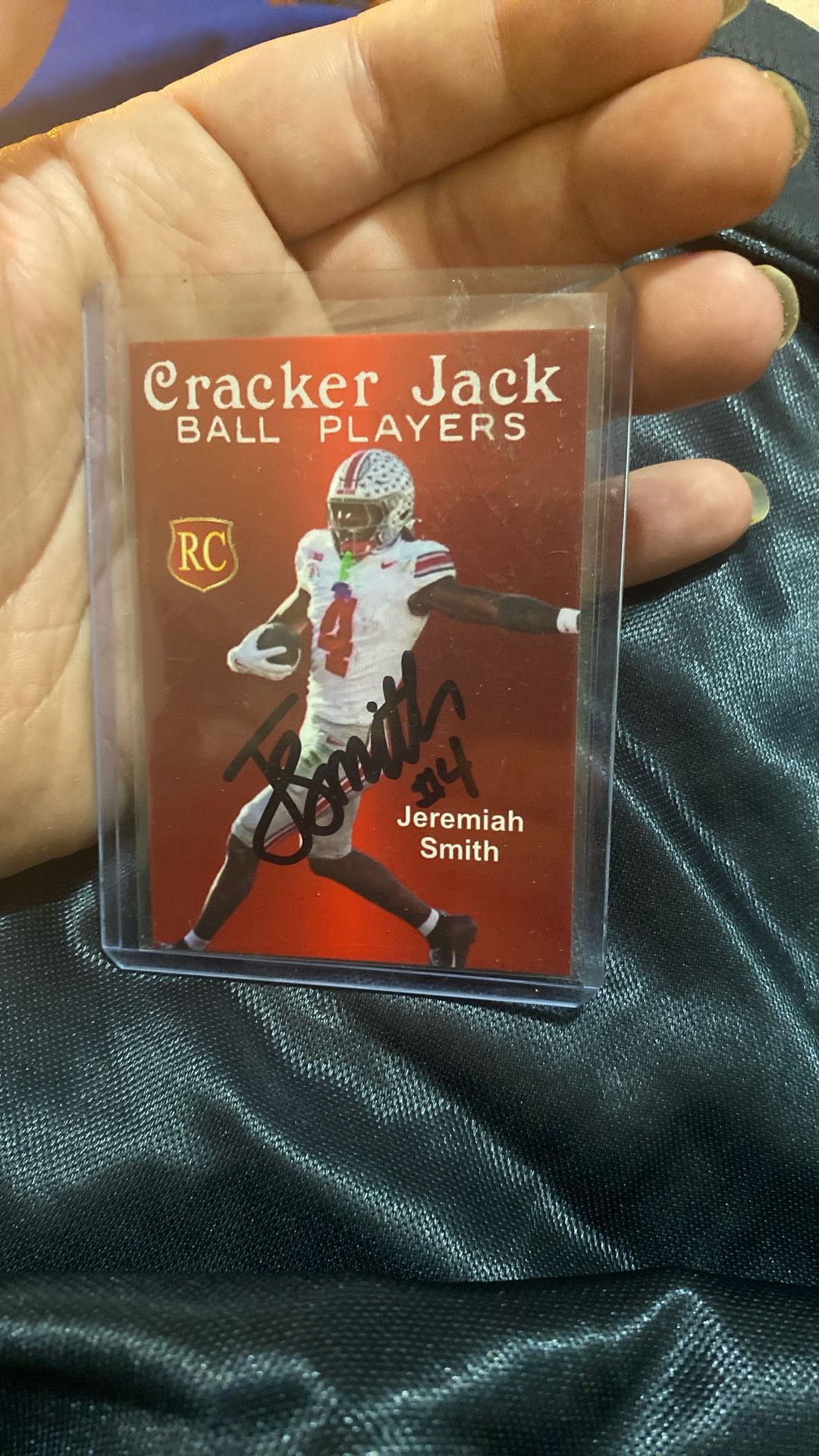 Jeremiah Smith Auto Autograph Rookie Card Ohio State Buckeyes 