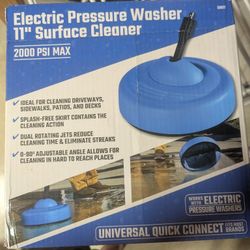 11-In Electric Pressure Washer Surface Cleaner
