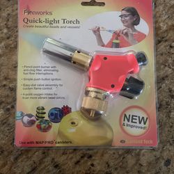 Fireworks quick Light Glass torch 