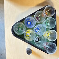 Pool Shot Glass Drinking Game