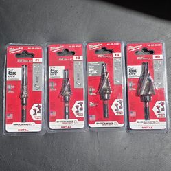 Milwaukee step drill bit for all new