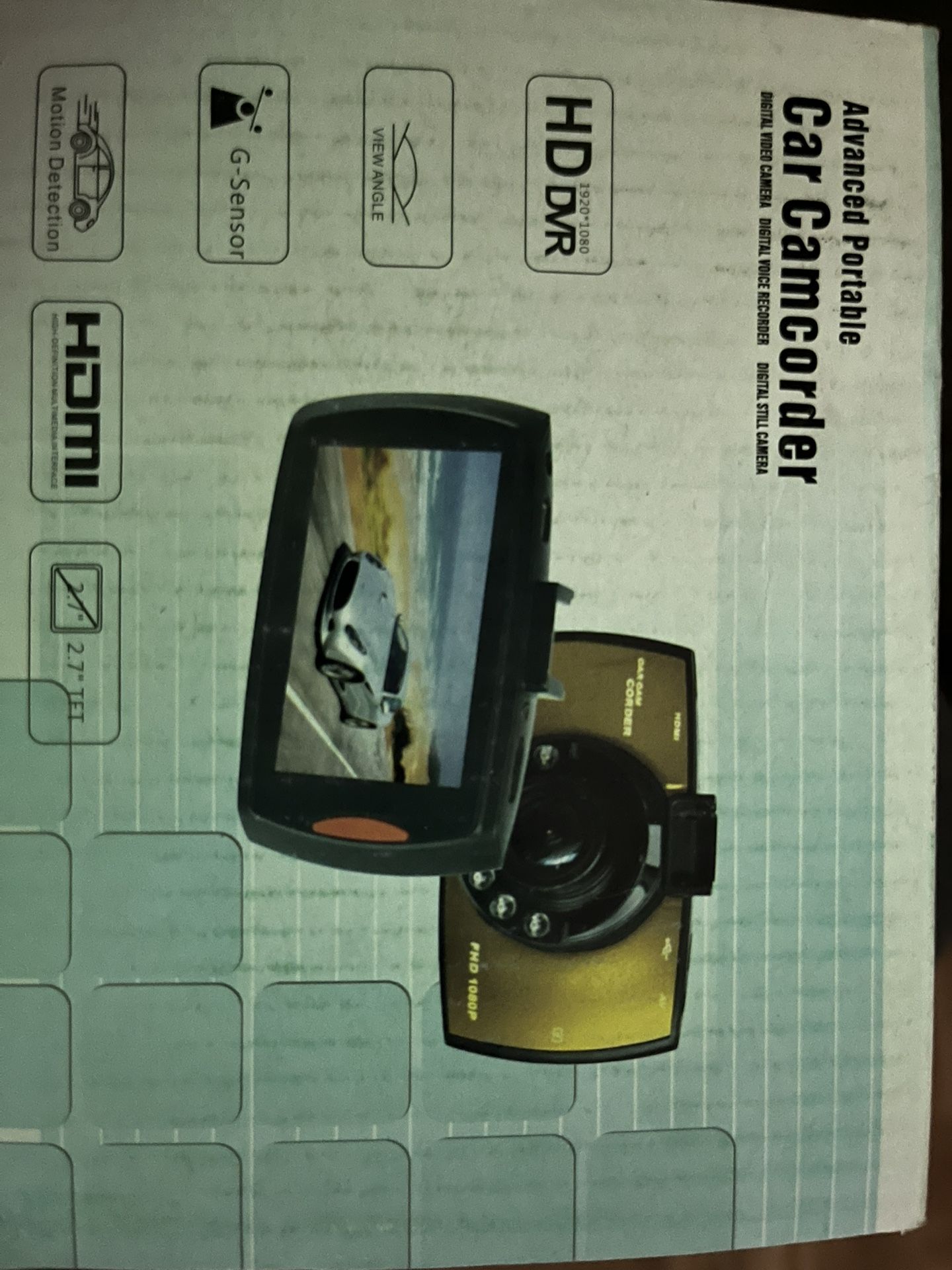 New Dash-cam In Box 