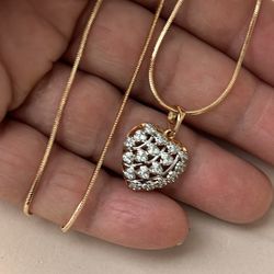 14k gold plated necklace