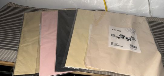 Pearl Tissue Wrapping Paper Sheets Mixed Colors