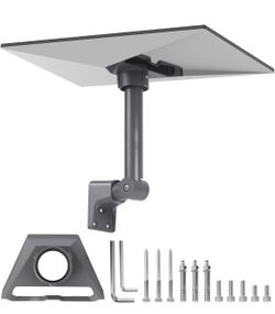 for Starlink Standard 4/4X Wall Mount 360° Tilt for Pole,Roof,Wall Mounting for Starlink Gen 3/V4 Roof Mount with Pipe Adapter Rust and Corrosion Resi