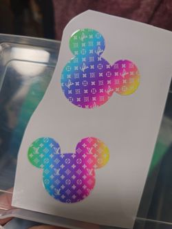 Premium UV decals / Mickey head, LV