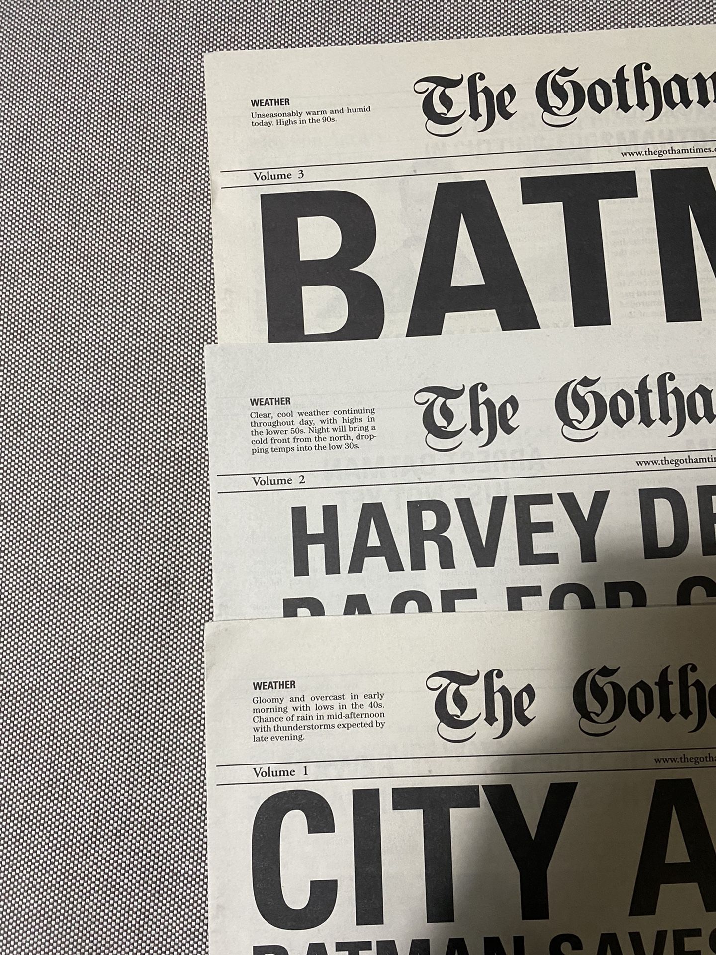 Dark knight Promotional Material