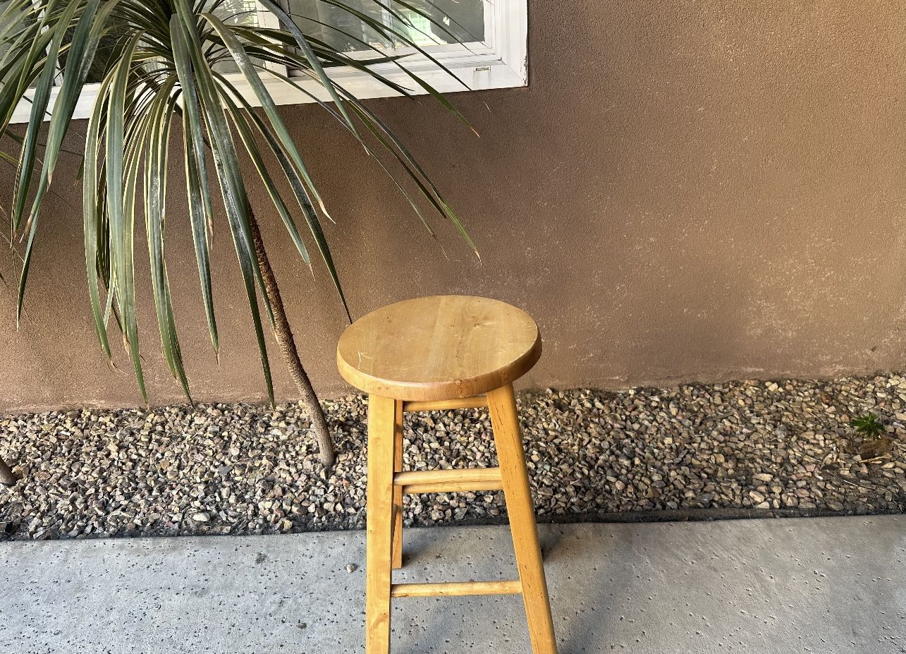 Wood Stool 