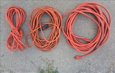 Lot of 3 Extension Cords 50 & 25 Feet
