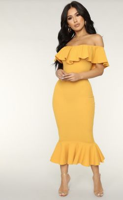 Off the shoulder dress