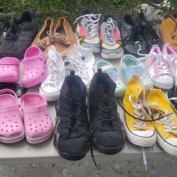 58 Pair Of Shoes!!!!!! Nike,Jordan, Puma, Converse, Fila,adidas ,vans And Lots More