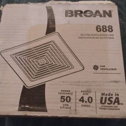 Broan Ventilation Fan Box & Cover
