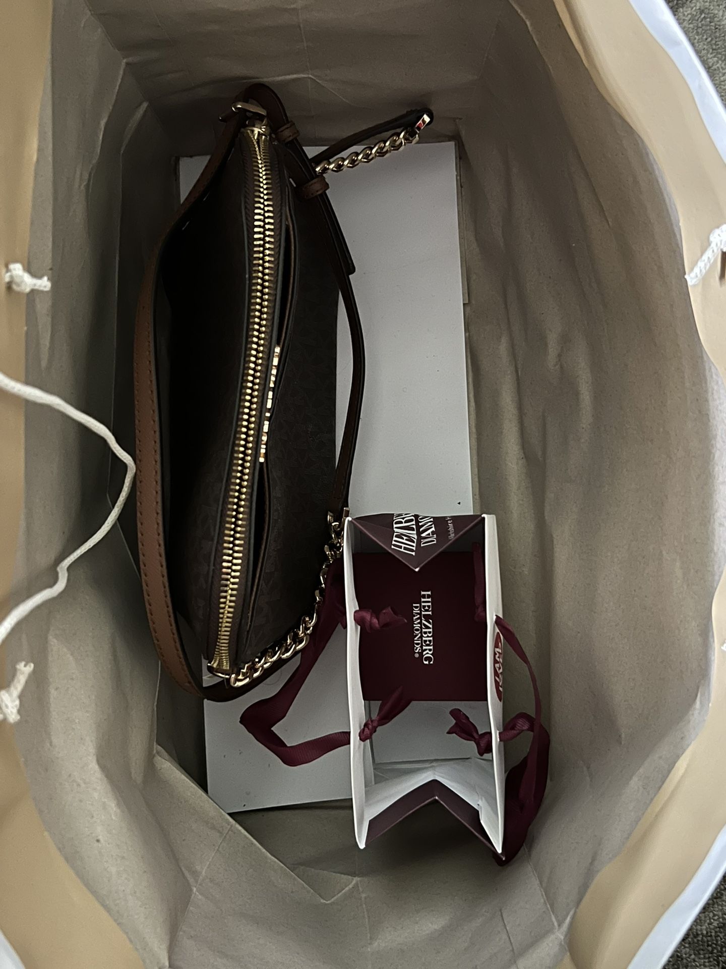 Michael Kors Handbag W/ Necklace