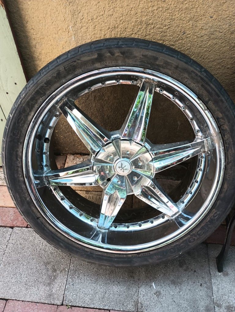 Used Chrome Rims 24 Inch For Ford Expedition Xlt 2003