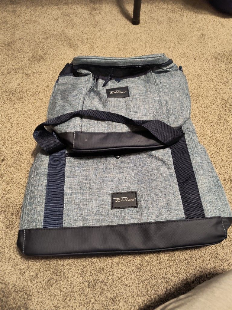 BELLA RUSSO SET OF 15.7” TOTE BAG COOLER & 9” INSULATED LUNCH BAG - Brand New