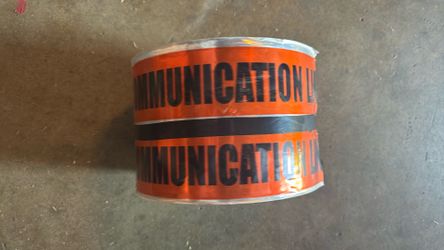 Caution Aluminum Tape 1000’
