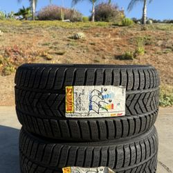 TWO BRAND NEW 255/30R20 Pirelli Winter Sottozero 3 Snow Tires 255-30-20 255 30 20