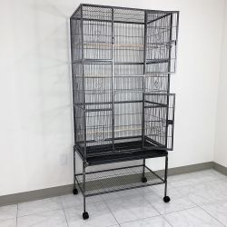 New in Box $165 X-Large 69-inch Bird Cage Rolling Stand for Mid-Sized Parrots Cockatiels Parakeets Lovebirds 