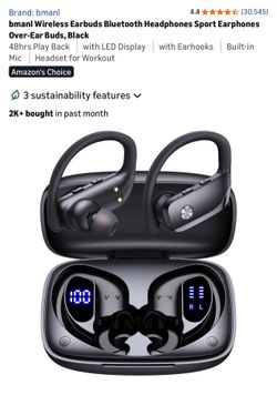 Wireless Earbuds Bluetooth Headphones Sport Earphones Over-Ear Buds