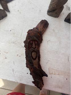 Hand carved Wood Spirit