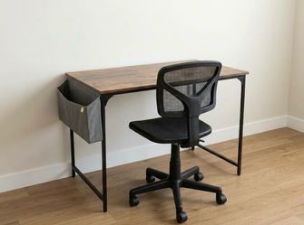 Desk and chair